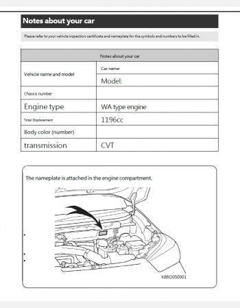 subaru rex 2022 2023 & 2024 owners manual